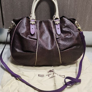 에트로 페이즐리 라지 주름숄더백