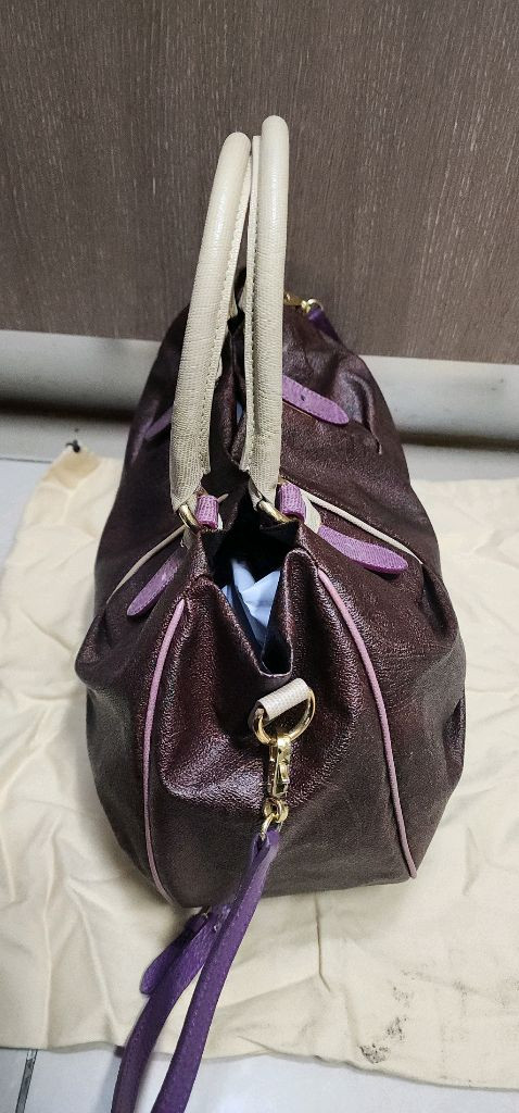 에트로 페이즐리 라지 주름숄더백--3