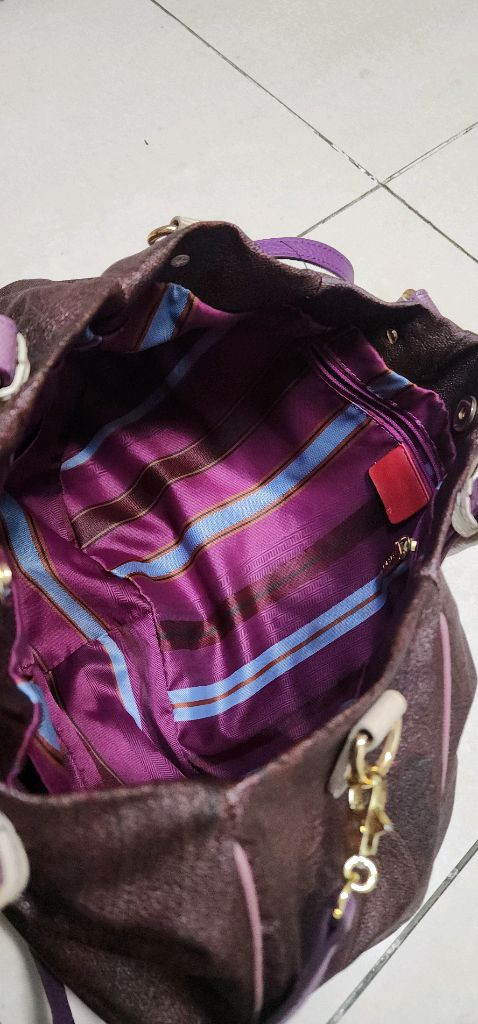 에트로 페이즐리 라지 주름숄더백--5