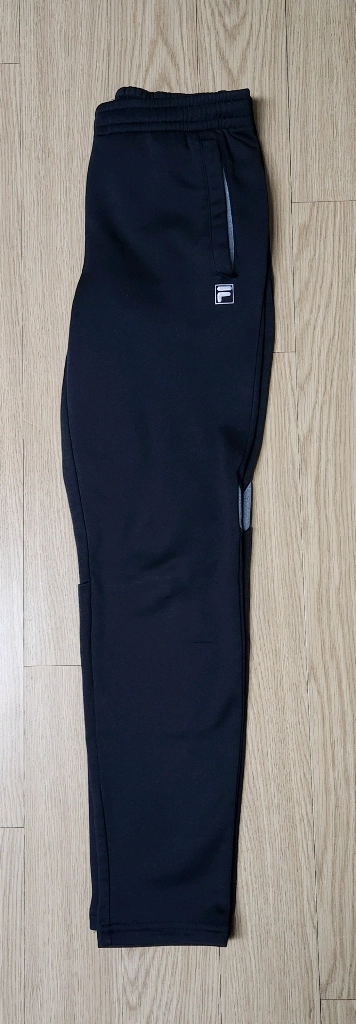 휠라, 필라 쥬니어 기모 트랙팬츠, 스트레이트핏 트레이닝 팬츠 이미지