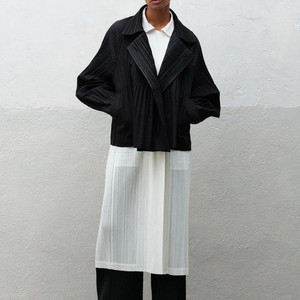 플리츠플리즈 2월 먼슬리 롱자켓 A123 블랙컬러 (새상품)