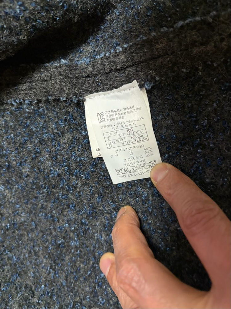 Fiver(파이버)후드 더블 자켓(M)--3