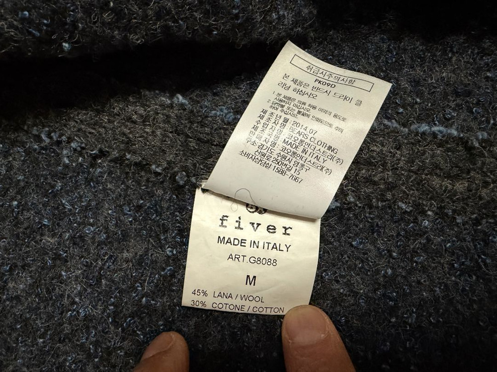 Fiver(파이버)후드 더블 자켓(M)--4