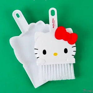 산리오 정품 헬로키티 미니 빗자루 쓰레받기 세트