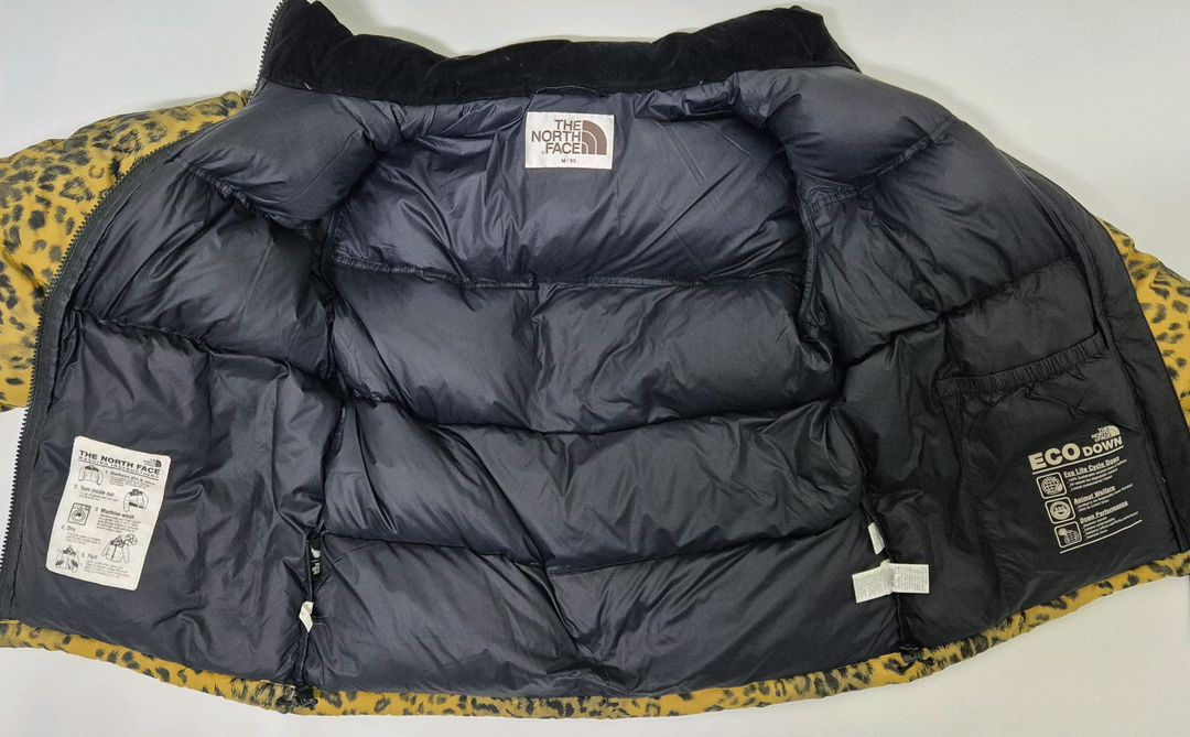 (M/95) 노스페이스 700 호피 눕시 구스다운 패딩 우모복 아이더--4