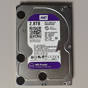 WD 2TB 2테라 퍼플 HDD