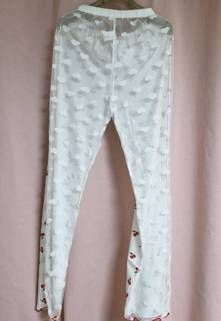 체리 패턴 란제리 세트.새상품--2