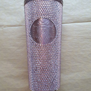 스타벅스 SS 블랙핑크 라인스톤 콜드컵 473ml <실사하실분>