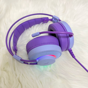 [최신형]앱코해커N800라일락 퍼플 게이밍헤드셋