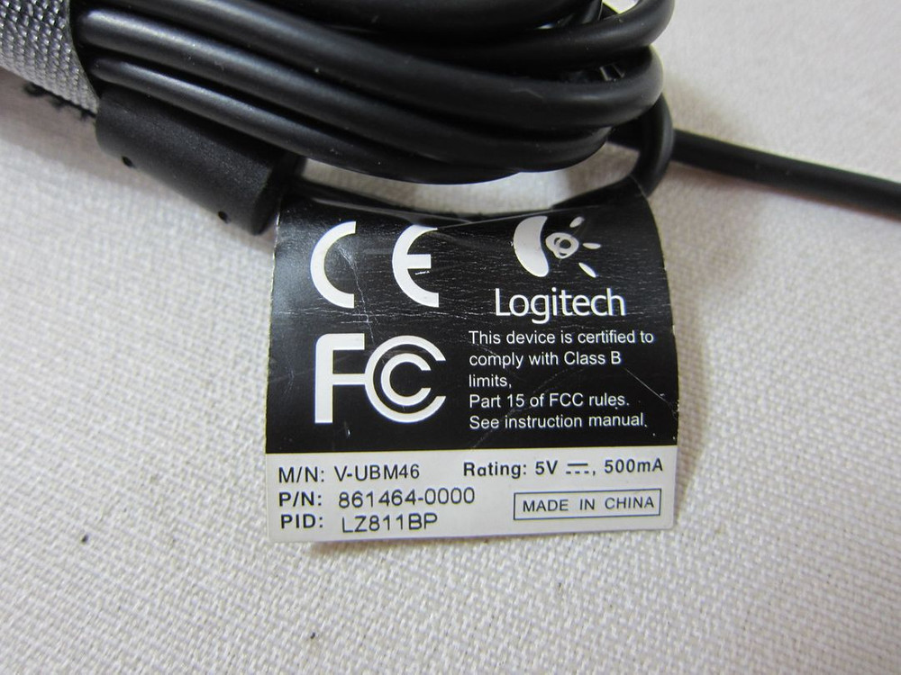 로지텍 Quick Cam Pro 9000 웹캠--1