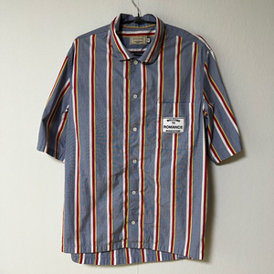 메종키츠네 스트라이프 반팔 셔츠 42