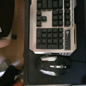 컴퓨터 모니터 본체 게이밍 레이싱 키보드 + 마우스 세트