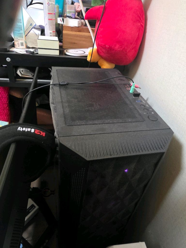 컴퓨터 모니터 본체 게이밍 레이싱 키보드 + 마우스 세트--2