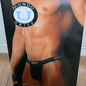 MUNDO UNICO 남성용 T팬티 M사이즈