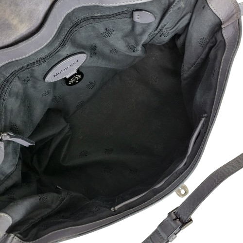 정품 멀버리 알렉사 메탈그레이 미듐--8