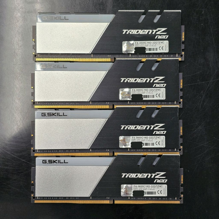 [램, RAM]지스킬 트라이던트 Z 네오 DDR4 3600 CL16 32GB (16GBx2), 총 2세트 보유중--1
