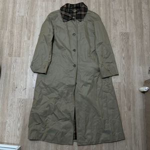 닥스 런던 여성 체크 안감 싱글 트렌치코트 97-165 이미지