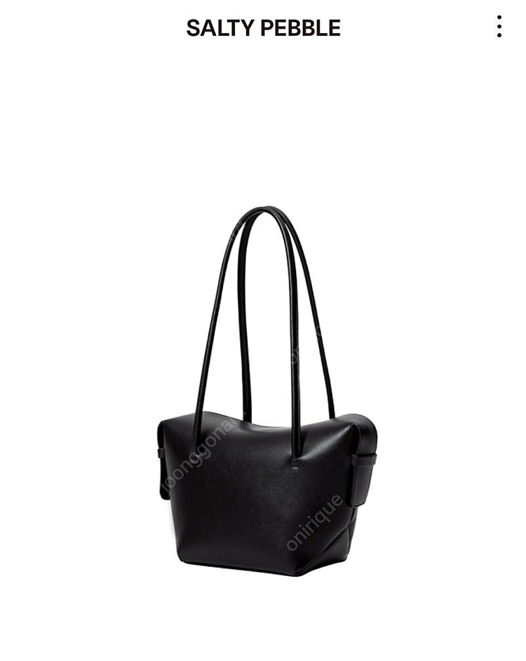 [새상품] 솔티페블(SALTY PEBBLE) COVER LEATHER BAG 토트백 숄더백 가방/ 유메르 메르레브 이미지