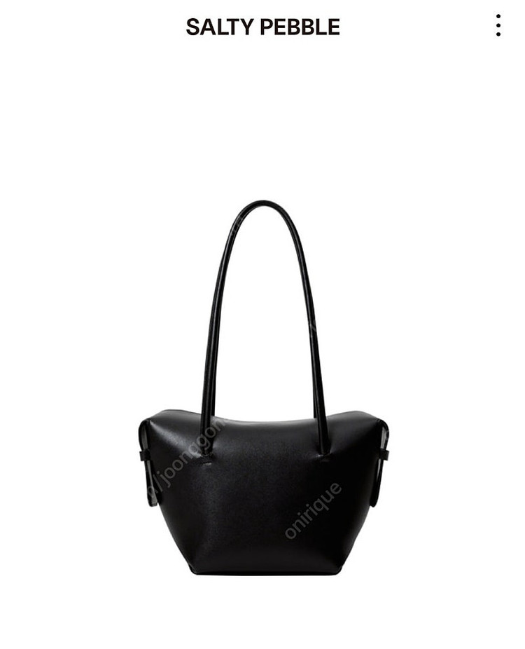 [새상품] 솔티페블(SALTY PEBBLE) COVER LEATHER BAG 토트백 숄더백 가방/ 유메르 메르레브 이미지