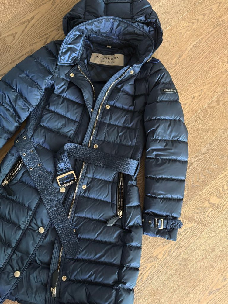 버버리 정품 애쉬무어 네이비 롱패딩 상태 최상 (xs) 이미지