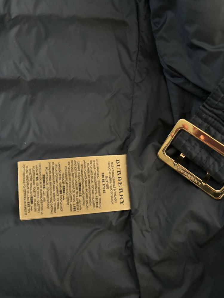 버버리 정품 애쉬무어 네이비 롱패딩 상태 최상 (xs) 이미지