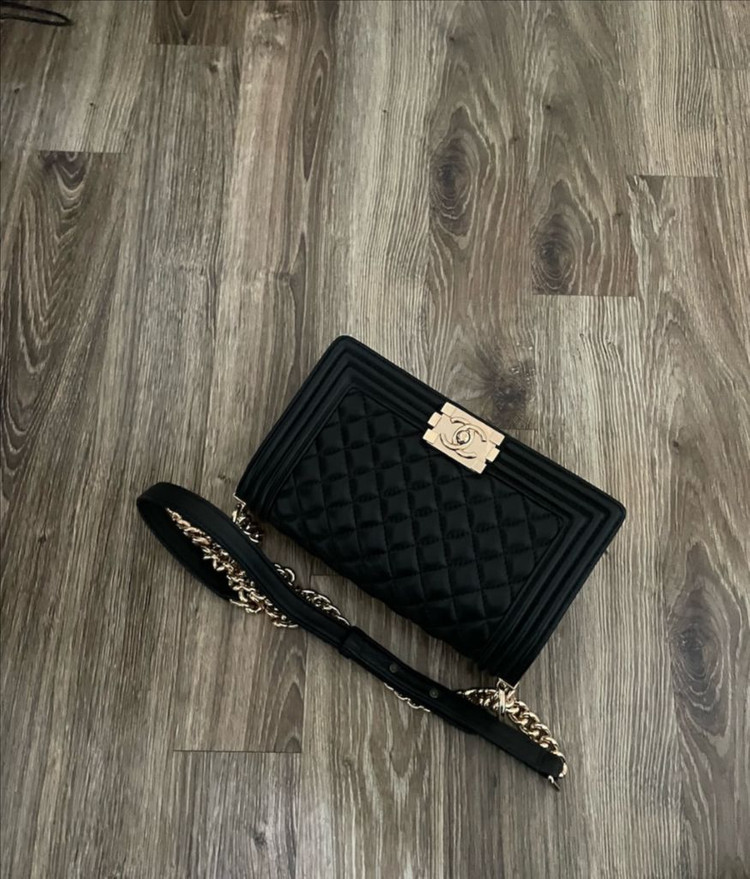 샤넬 보이백 샴골--2