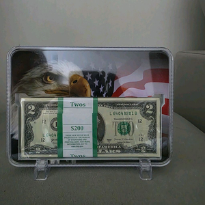 미국 행운의2달러 100장 다발