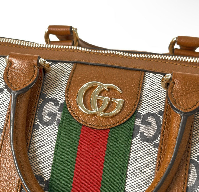 [OS] 구찌 맥시 GG 오피디아 캔버스 토트백 보스턴백 696039 이미지