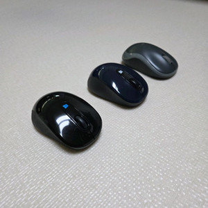 스컬프트 모바일 마우스 2개, 로지텍 M185 마우스 1개