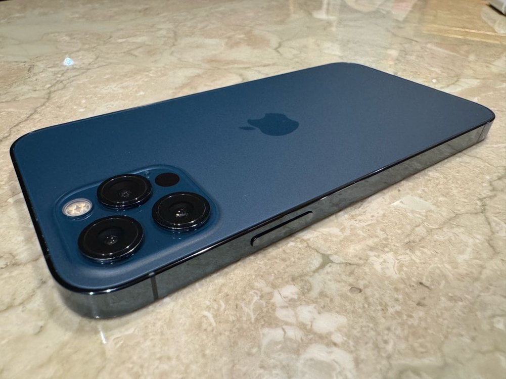 아이폰 12pro 128GB 퍼시픽블루 S급--4