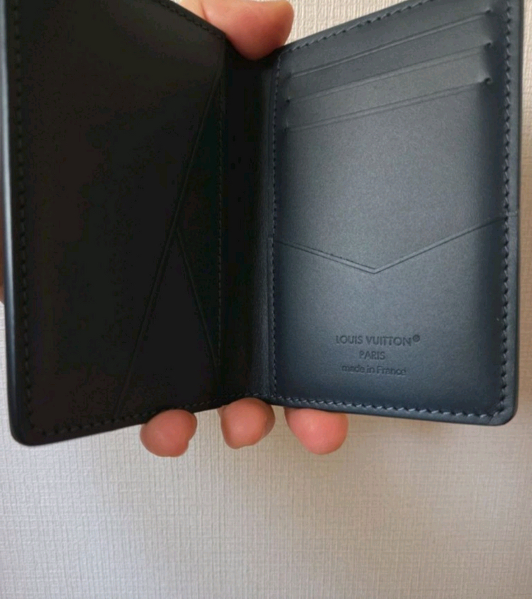 (새상품) 루이비통 쉐도우 네이비 오거나이저 카드지갑--4