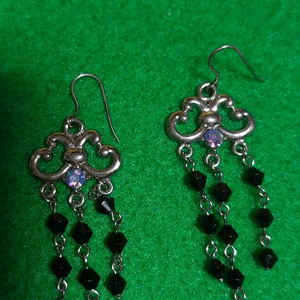 공방 웨딩 하객 귀걸이 빛을 비추면 엄청 반짝여