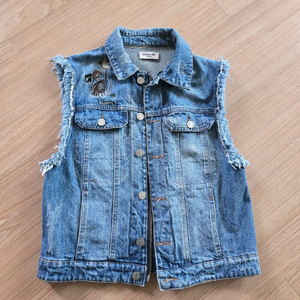 쟈딕앤볼테르 데님베스트 청조끼 자켓 55