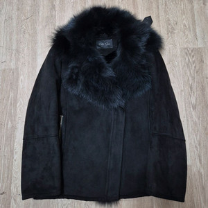 City Gee 블랙 퍼 가죽자켓 무스탕 88-96-160 (66)