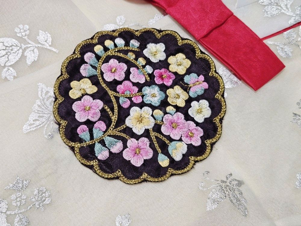 여아 은박당의한복 아얌세트 3호--1