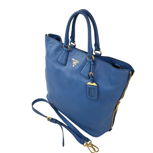 정품 프라다 BN2419 비텔로 다이노 집업 2-WAY 백--2