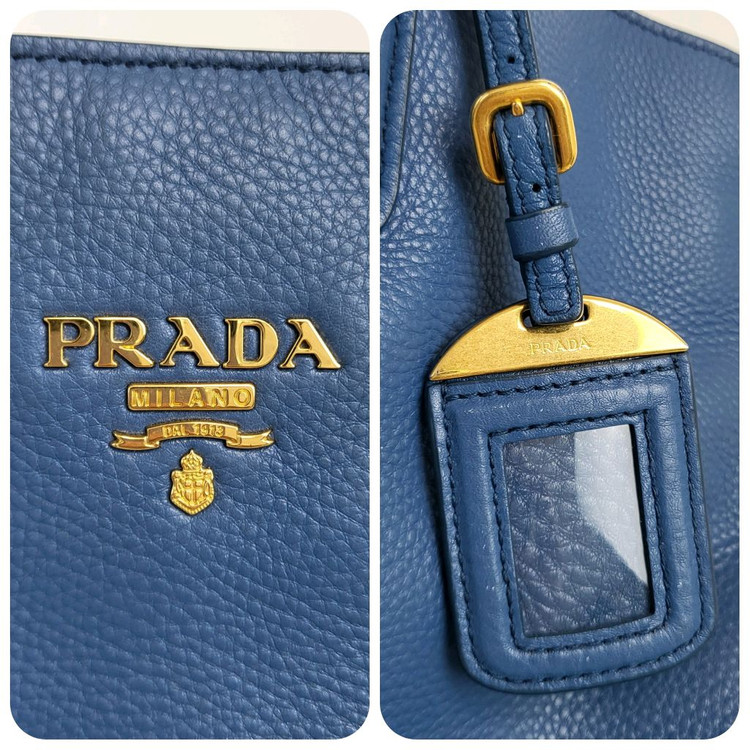 정품 프라다 BN2419 비텔로 다이노 집업 2-WAY 백--7