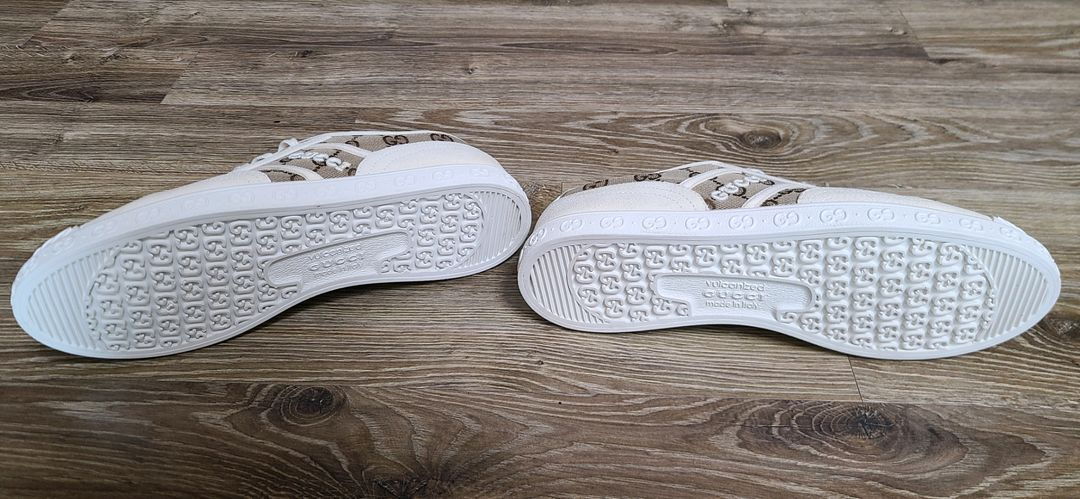 (새상품급)구찌 캔버스 스니커즈 명품신발운동화나이키아식스아디다스루이비통프라다디올샤넬로로피아나에르메스--8