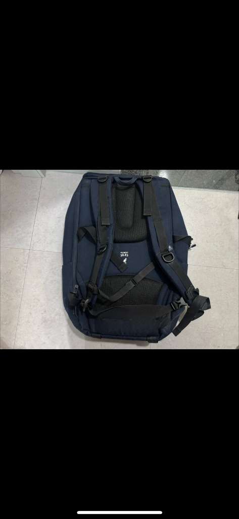 캉골 진네이비 백팩--1