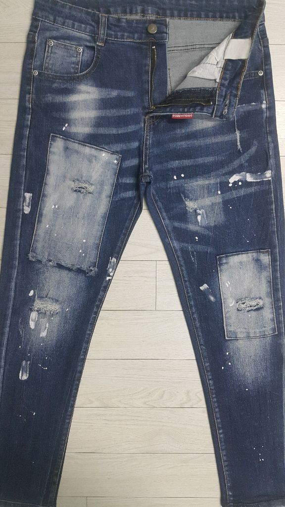 디스퀘어드2(사방스판) 수입대님 32인치(No.47)S급!--1