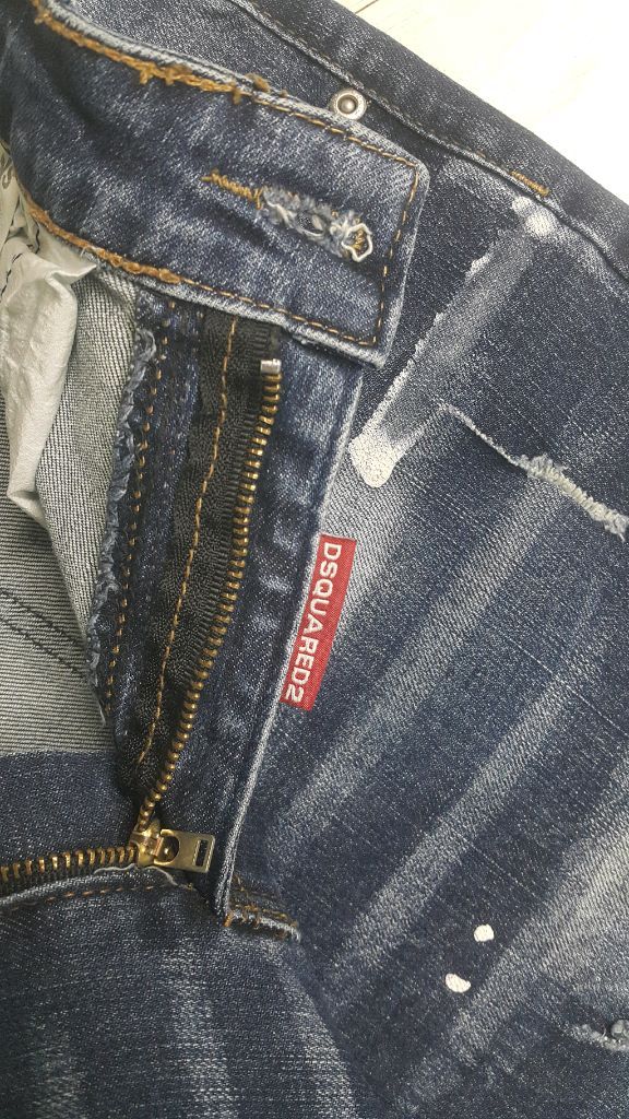 디스퀘어드2(사방스판) 수입대님 32인치(No.47)S급!--5