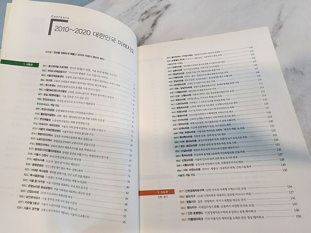 [부동산] 2010~2020 대한민국 미래지도 (새책)--2