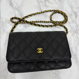 샤넬 woc 캐비어 크로스 체인백