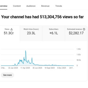 60만명 구독자 유튜브 채널