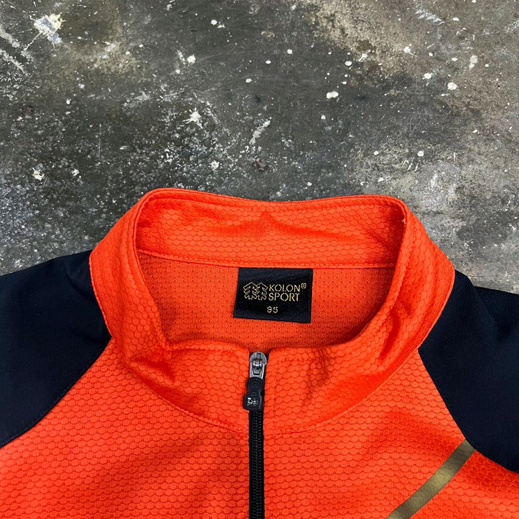 95) 코오롱스포츠 하프집업 티셔츠--2