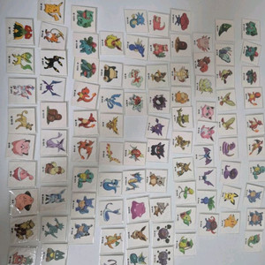 [구]포켓몬 띠부씰 가격제시 이미지