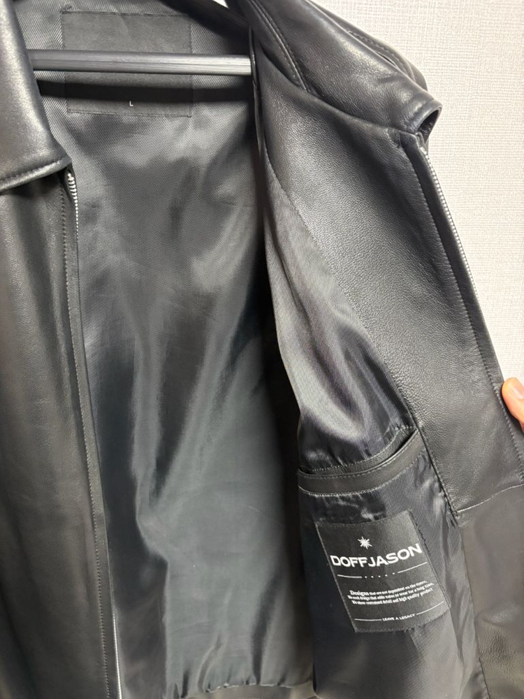 도프제이슨 오버핏 램스킨 자켓 이미지