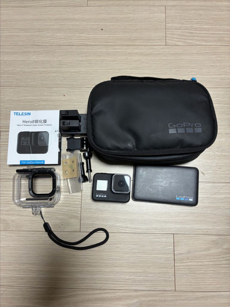 고프로 블랙 8 정품 방수케이스 팝니다--3
