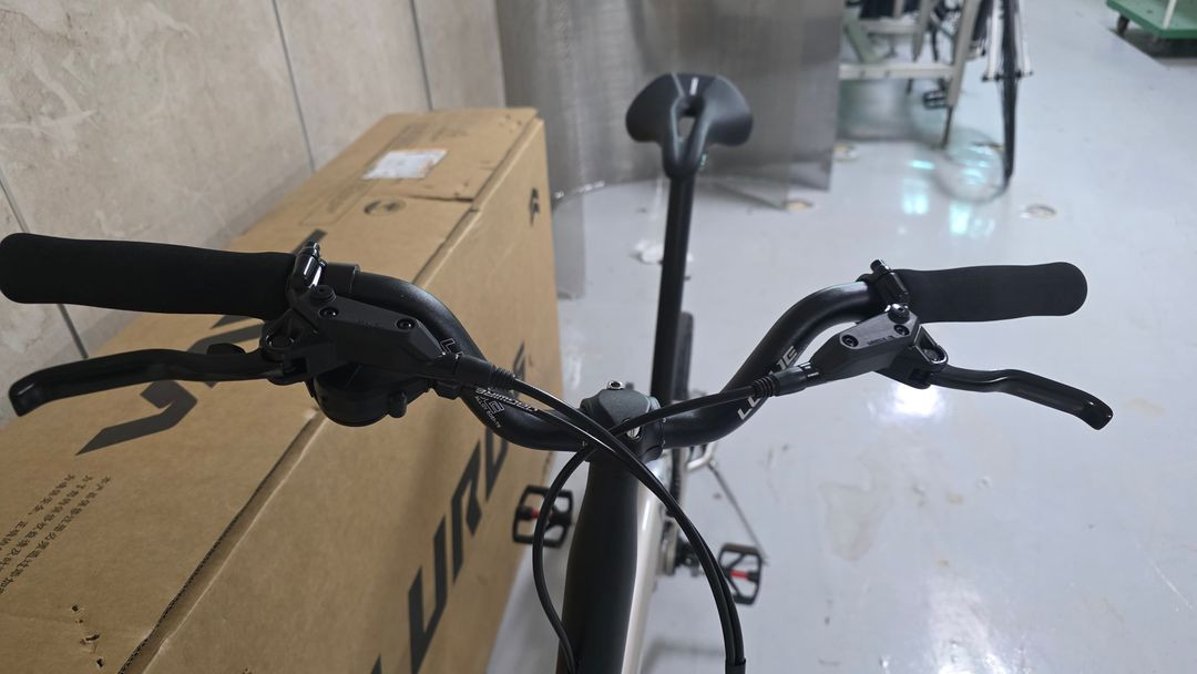 자바 16인치 NEO3(네오3)16인치 트라이폴드 미니벨로 시마노 유압 디스크 브레이크 티타늄--4