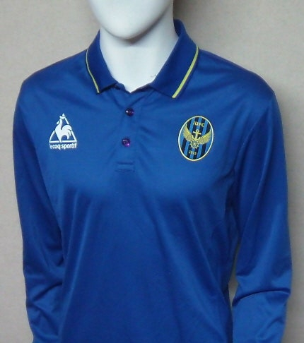 르꼬끄 스포르티브 le coq sportif 정품. 고기능성 카라 긴팔 티셔츠입니다. 인천 유나이티드 마킹 제품--4